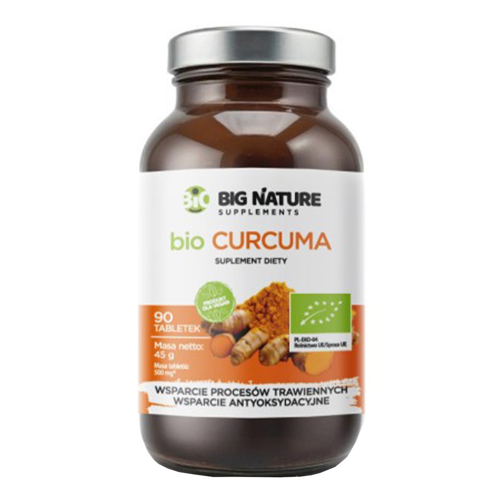 Big Nature Bio Curcuma Ginger + Piperine, 150 tabletek