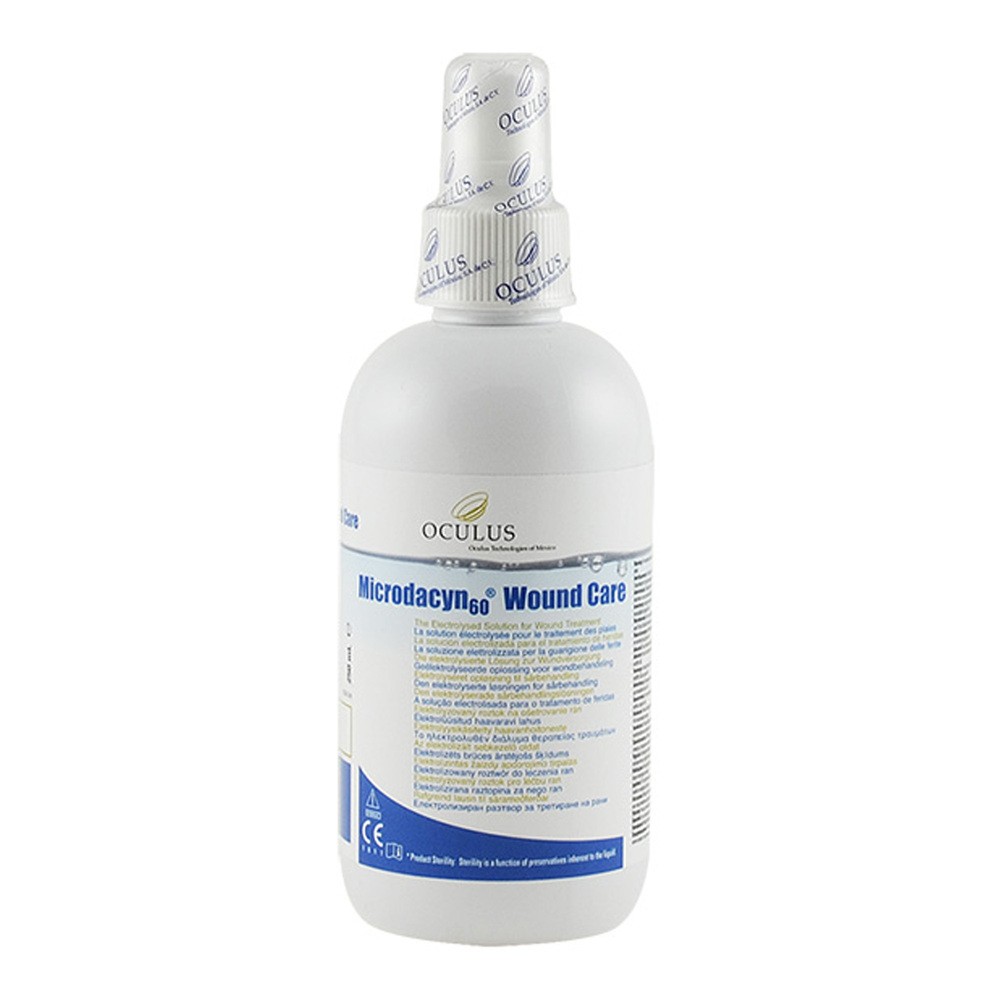 Microdacyn60 Wound Care, roztwór do płukania i dezynfekcji ran, spray, 250 ml