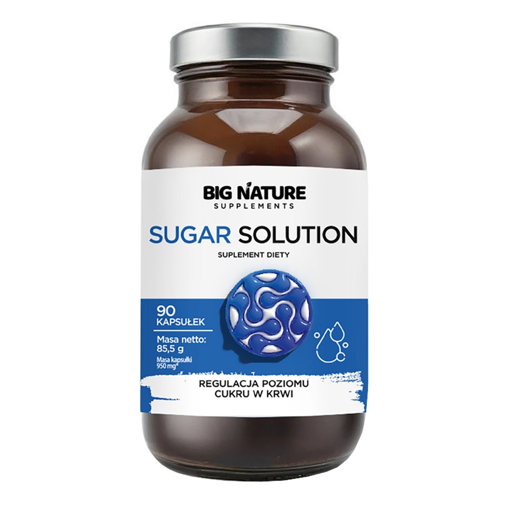 Big Nature Sugar Solution - suplement diety 90 kaps. - suplement