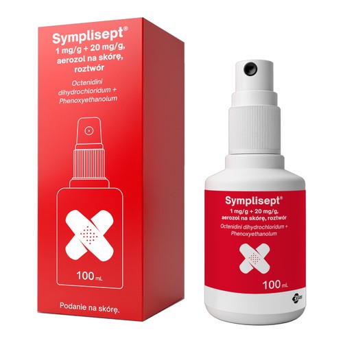 Symplisept do dezynfekcji ran, aerozol na skórę, 100 ml