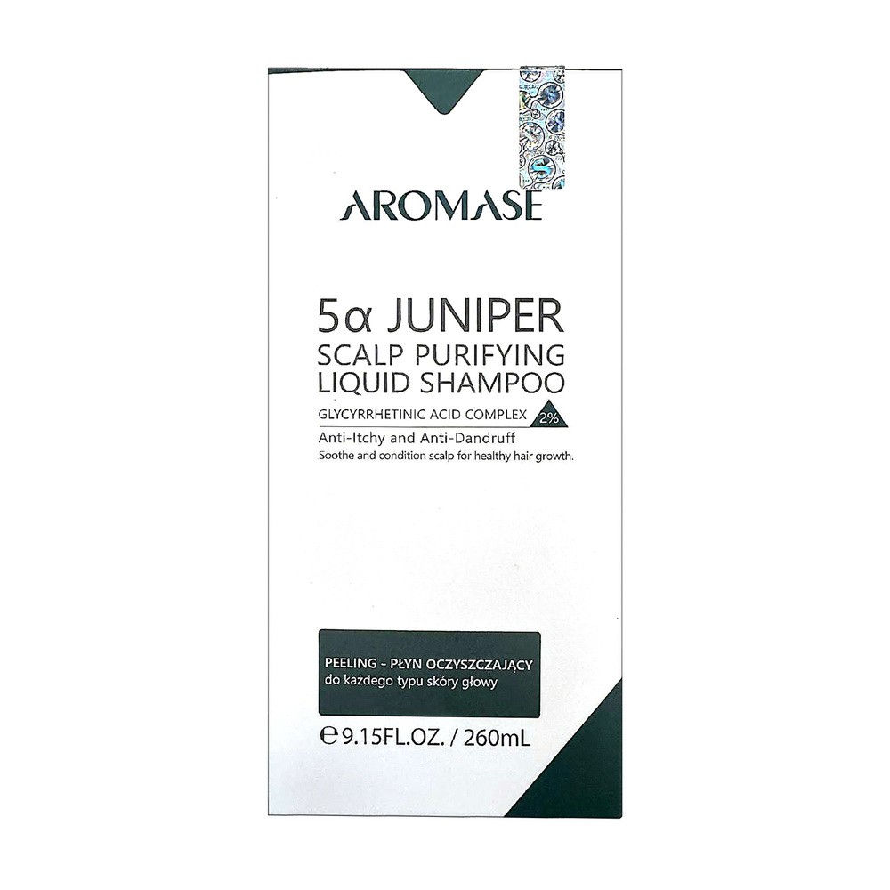 Aromase 5a Juniper Scalp Purifying, szampon oczyszczający skórę głowy, 260 ml USZKODZONE OPAKOWANIE