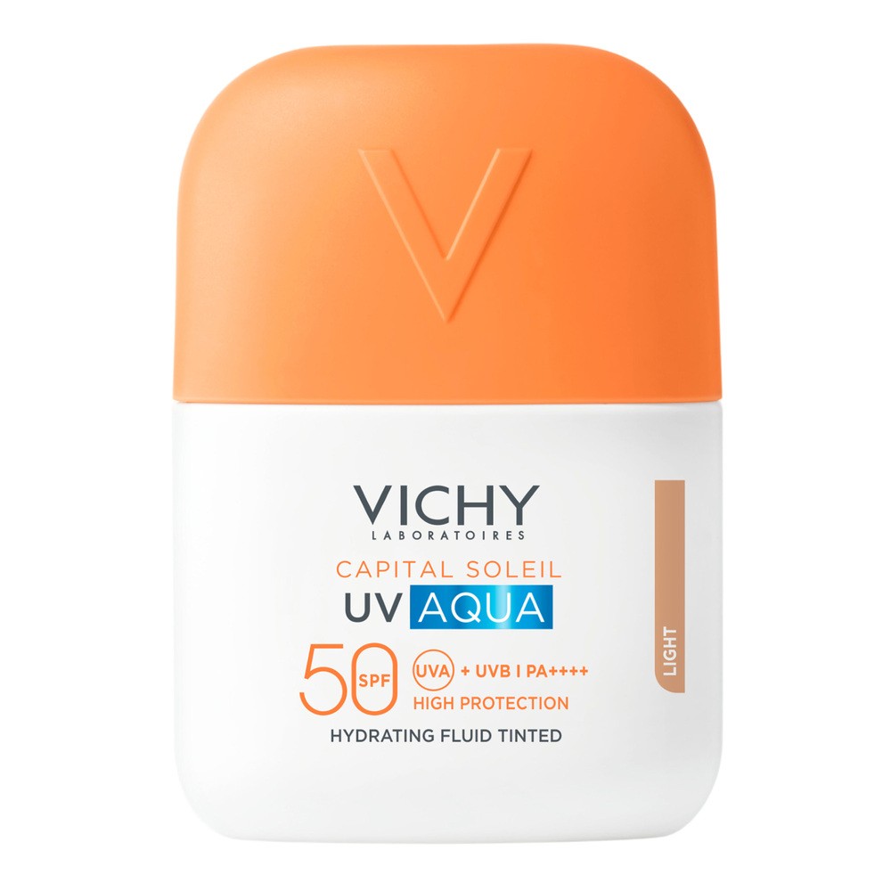 Vichy Capital Soleil UV-Aqua, nawilżający fluid koloryzujący do twarzy SPF 50, 50 ml