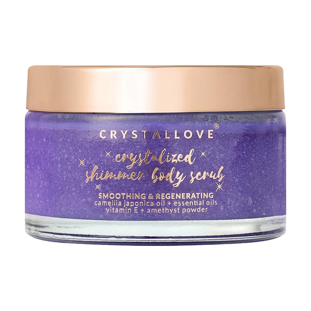 Crystallove, peeling do ciała z ametystem, 200 g