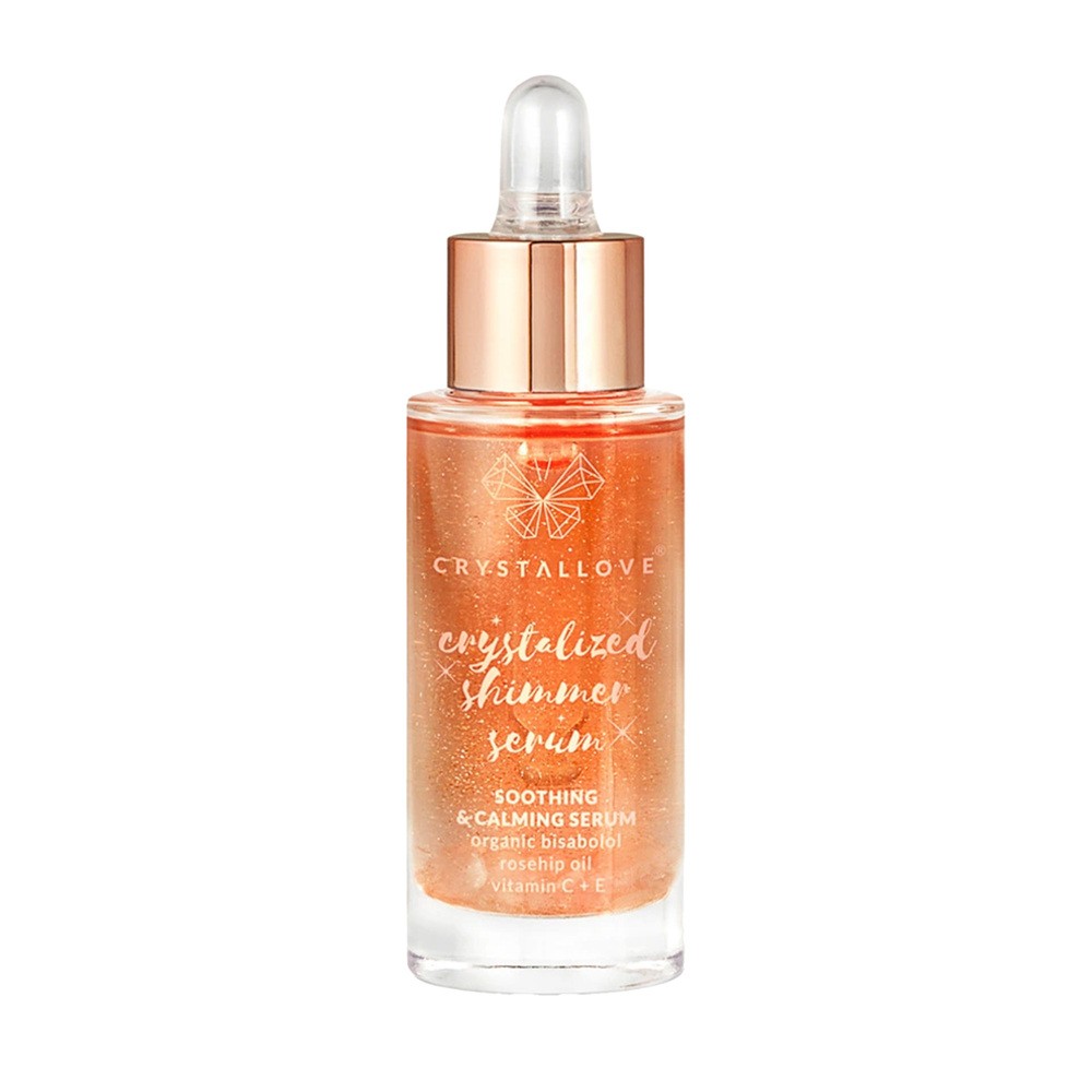 Crystallove Serum do twarzy z kwarcem różowym i bisabololem 30ml