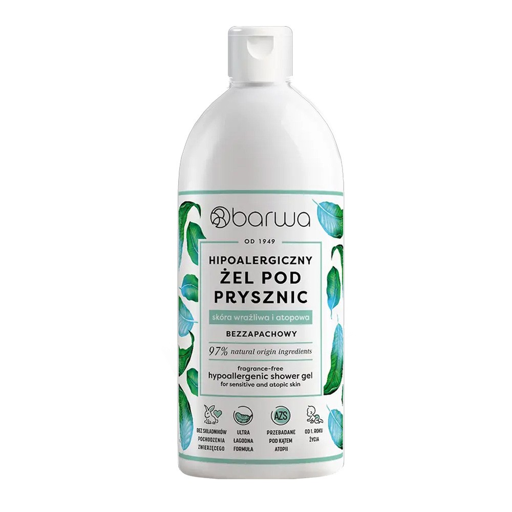 Hipoalergiczny żel pod prysznic bezzapachowy 400ml BARWA