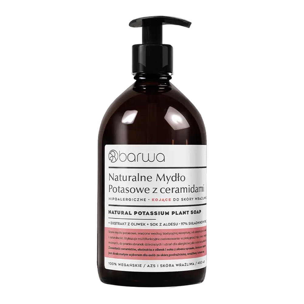 Mydło w płynie potasowe z ceramidami kojące 480ml BARWA