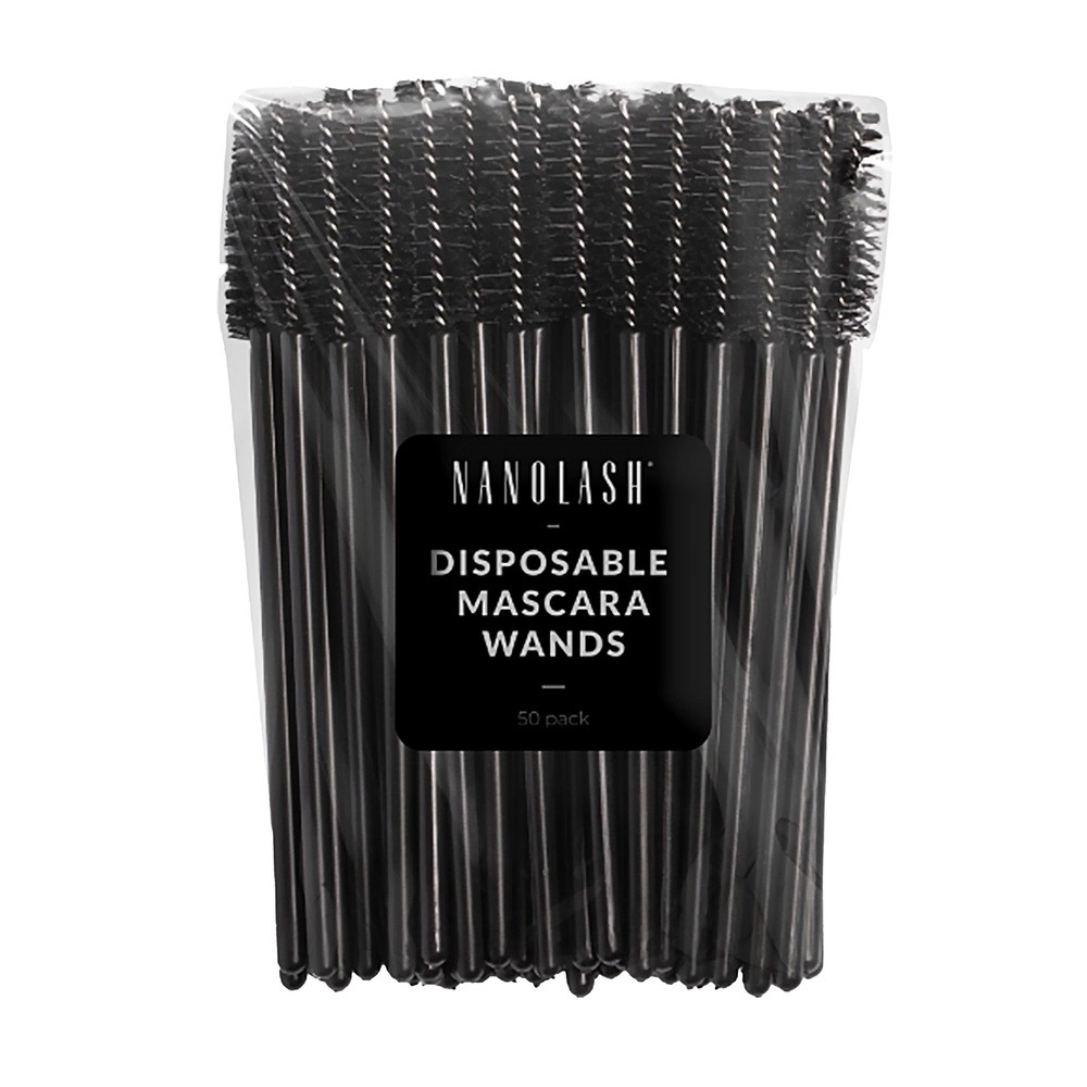 Nanolash Disposable Mascara Wands jednorazowa szczoteczka do rzęs i brwi 50 sztuk