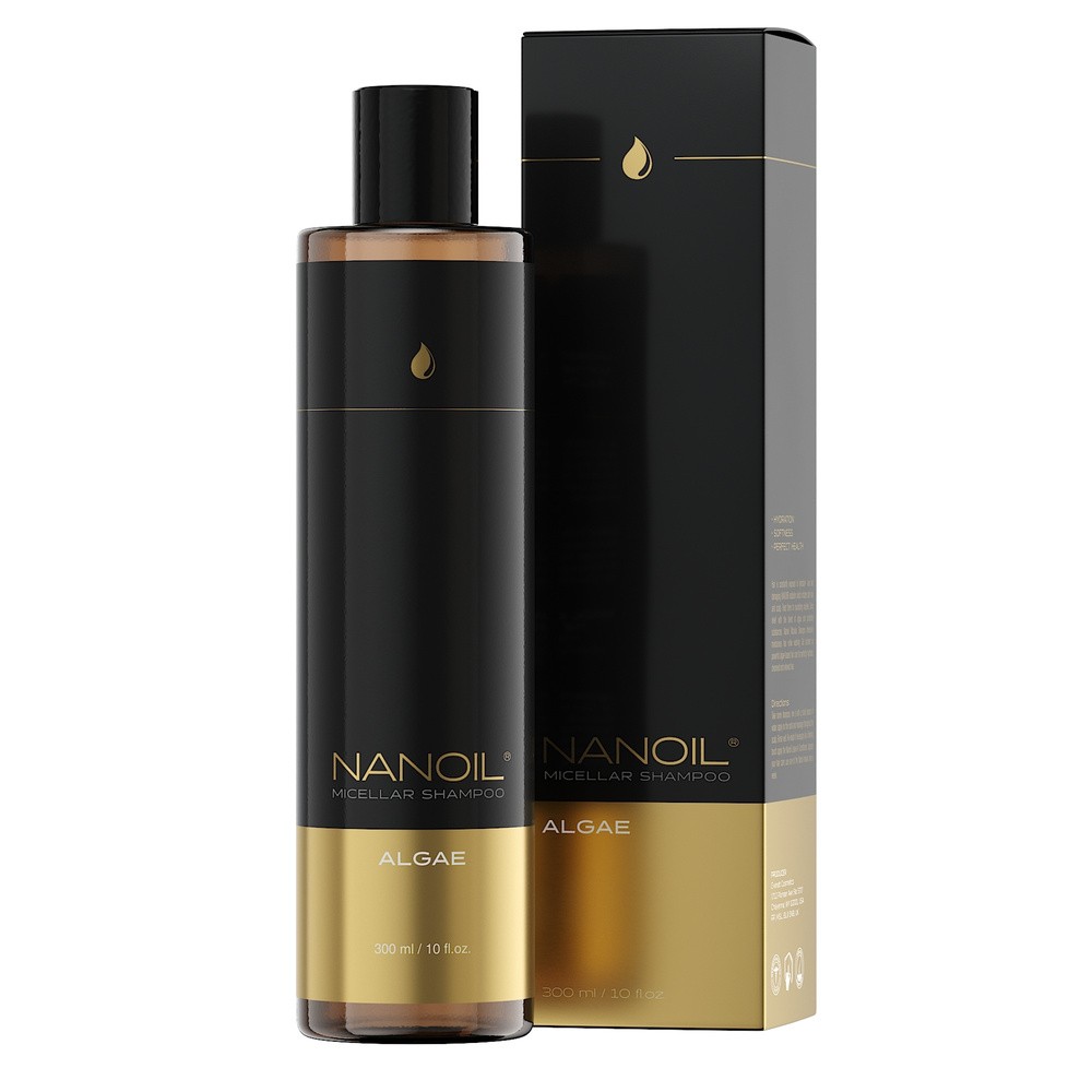 Nanoil Micelarny Szampon Do Włosów Z Algami 300 ml