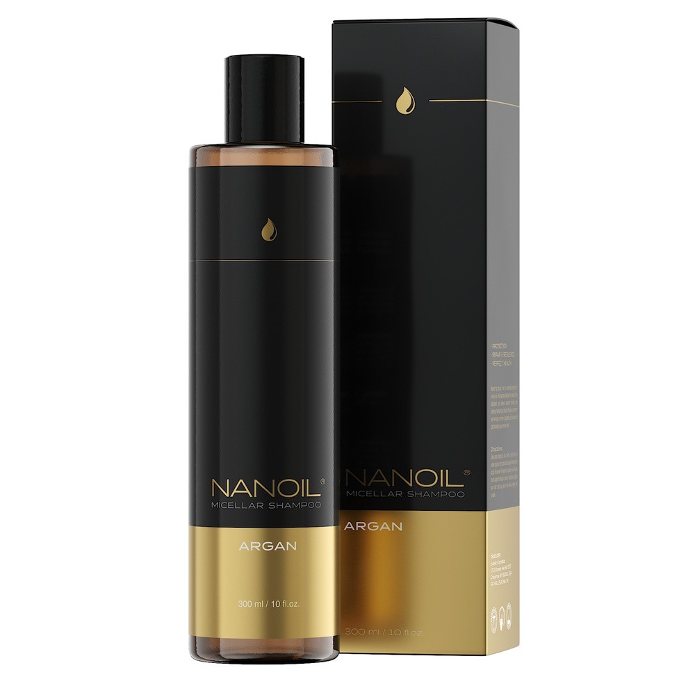 NANOIL ARGAN - MICELARNY SZAMPON DO WŁOSÓW Z OLEJEM ARGANOWYM 300ml 01861