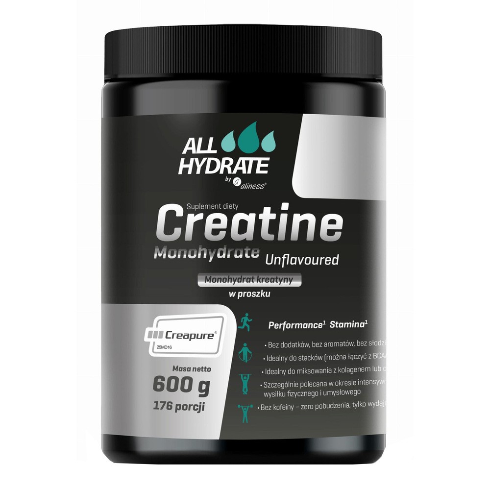 ALLHydrate, Creatine (Creapure®), proszek 600 g