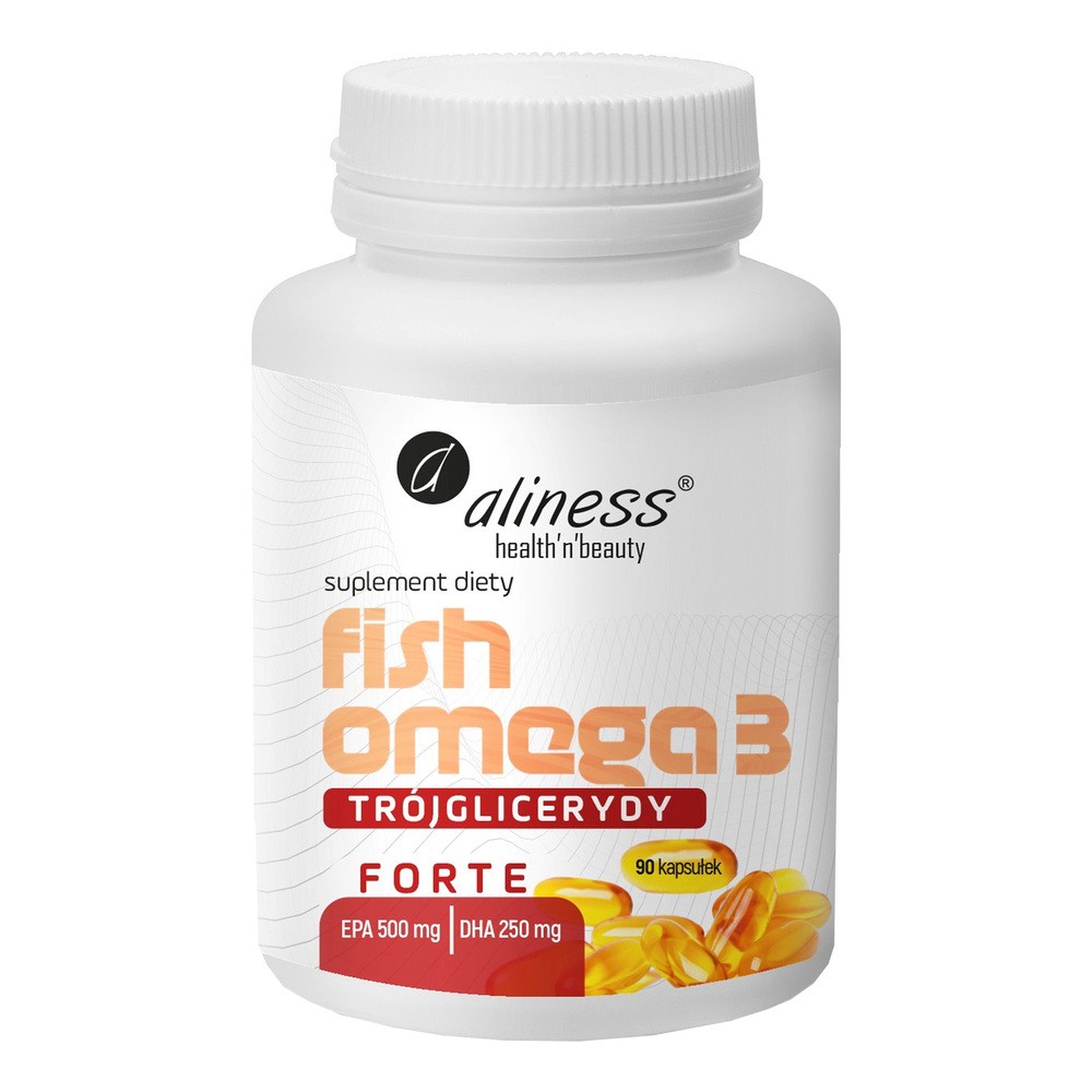 Aliness Fish Omega 3 Forte Trójglicerydy 500/250 mg, kapsułki 90 szt.