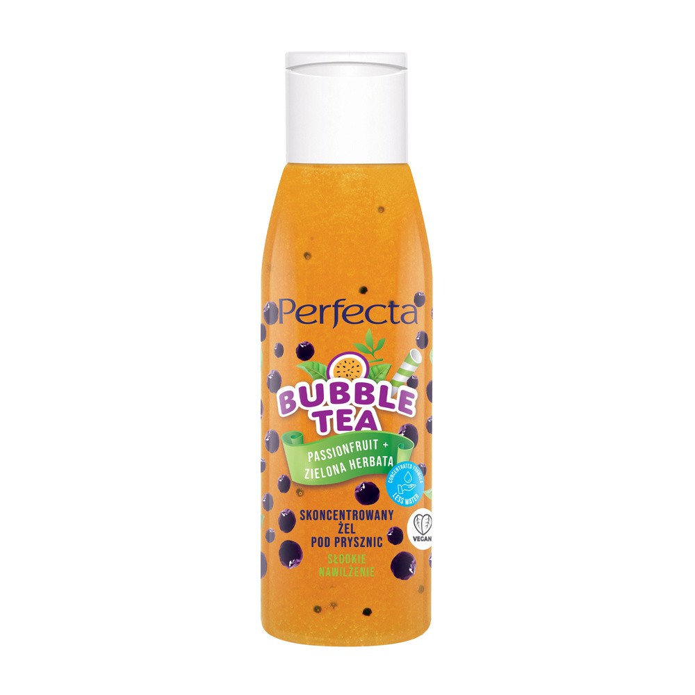 PERFECTA BUBBLE TEA ŻEL POD PRYSZNIC PASSIONFRUIT ZIELONA HERBATA MINI 100G