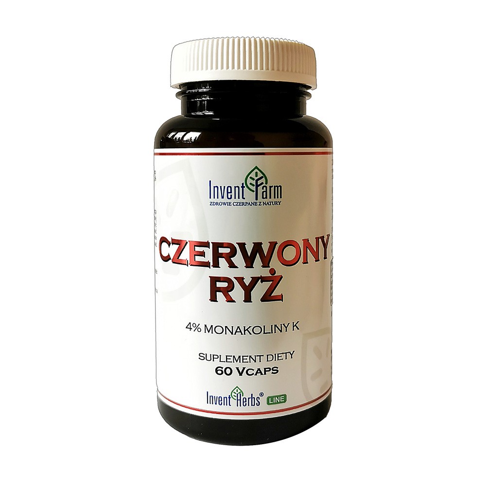 Invent Farm Czerwony Ryż, 60 kapsułek wegańskich