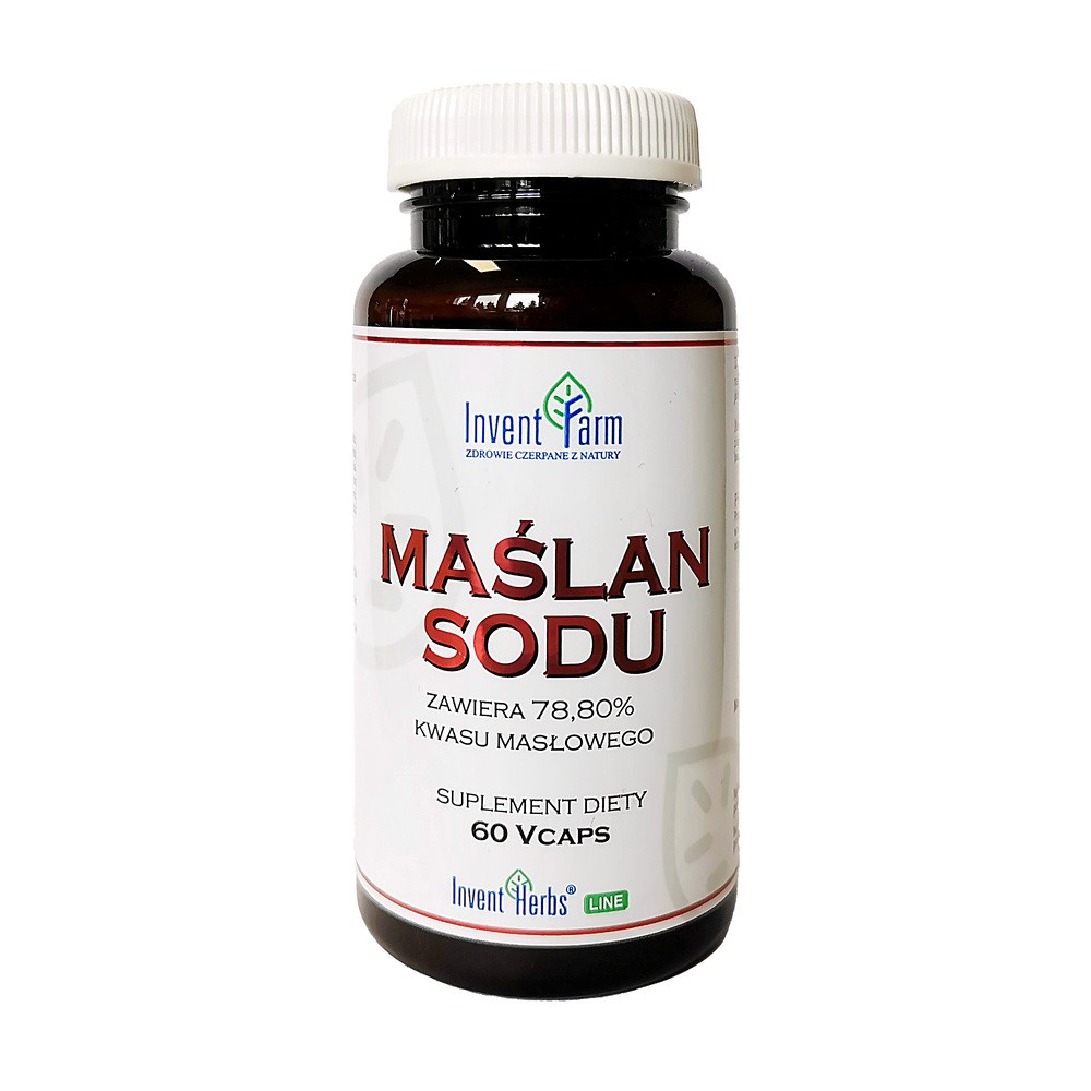 Invent Farm Maślan Sodu suplement diety 60 kaps.