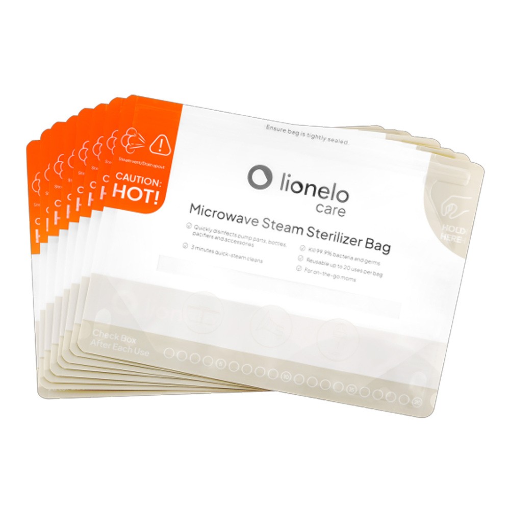 Woreczki torebki do sterylizacji w mikrofali smoczków Lionelo Thermbag 8szt