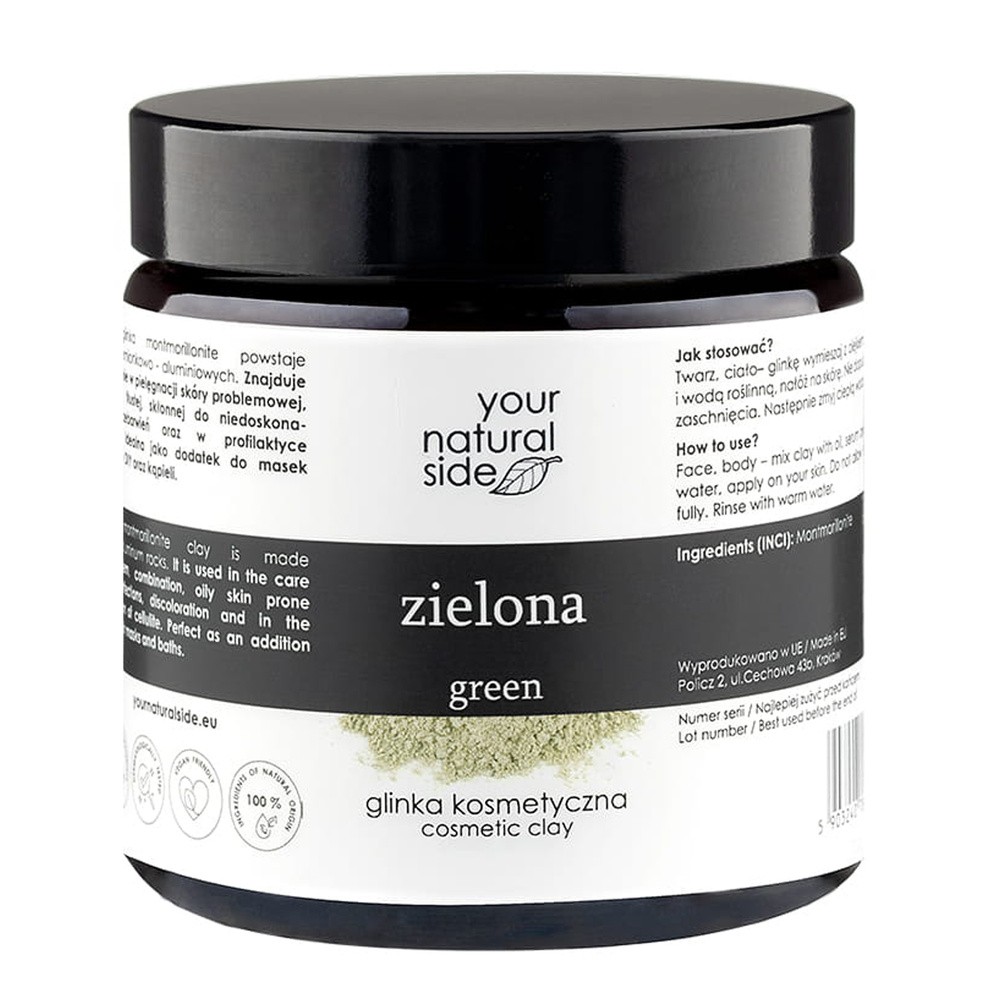 Your Natural Side 100% naturalna glinka zielona - Your Natural Side Clays Glinka 100% naturalna glinka zielona - Your Natural Side Clays Glinka
