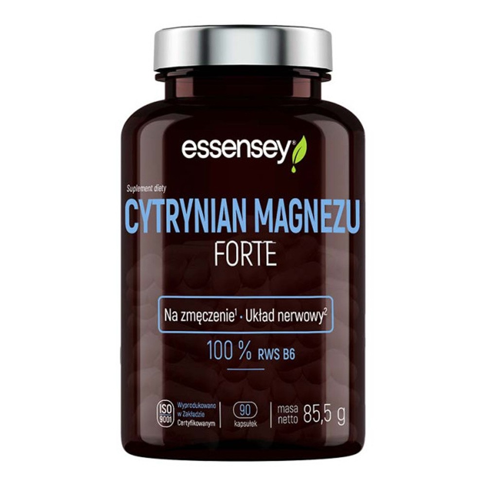Essensey Cytrynian Magnezu Forte, 90 kapsułek