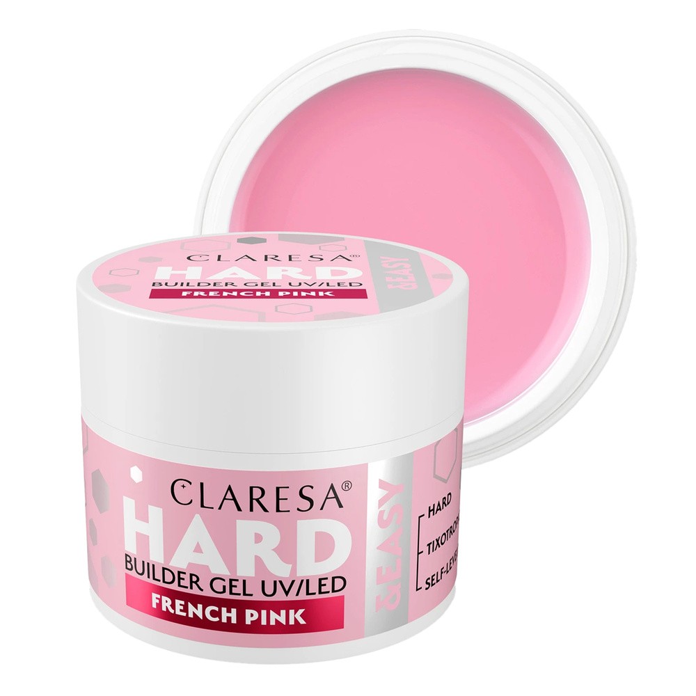 Claresa Hard & Easy żel budujący French Pink 45 g