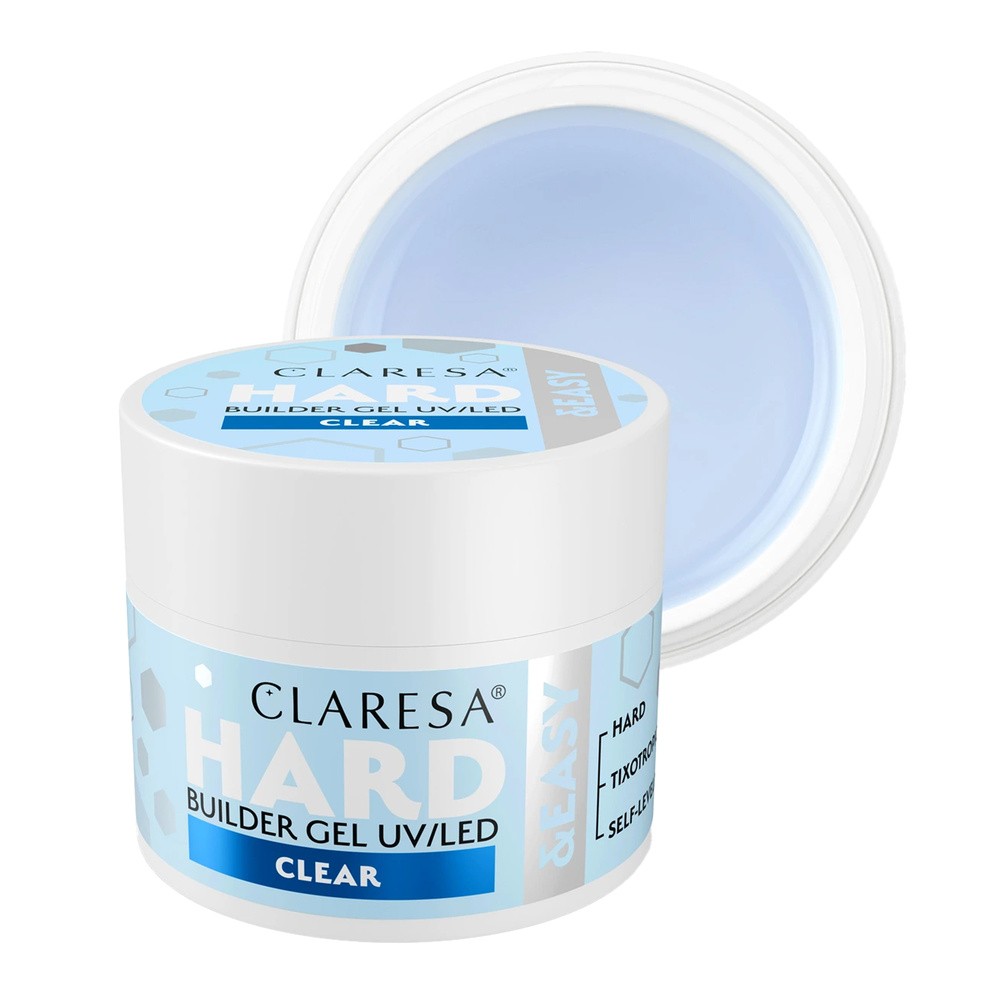 Claresa Hard & Easy żel budujący Clear 45 g