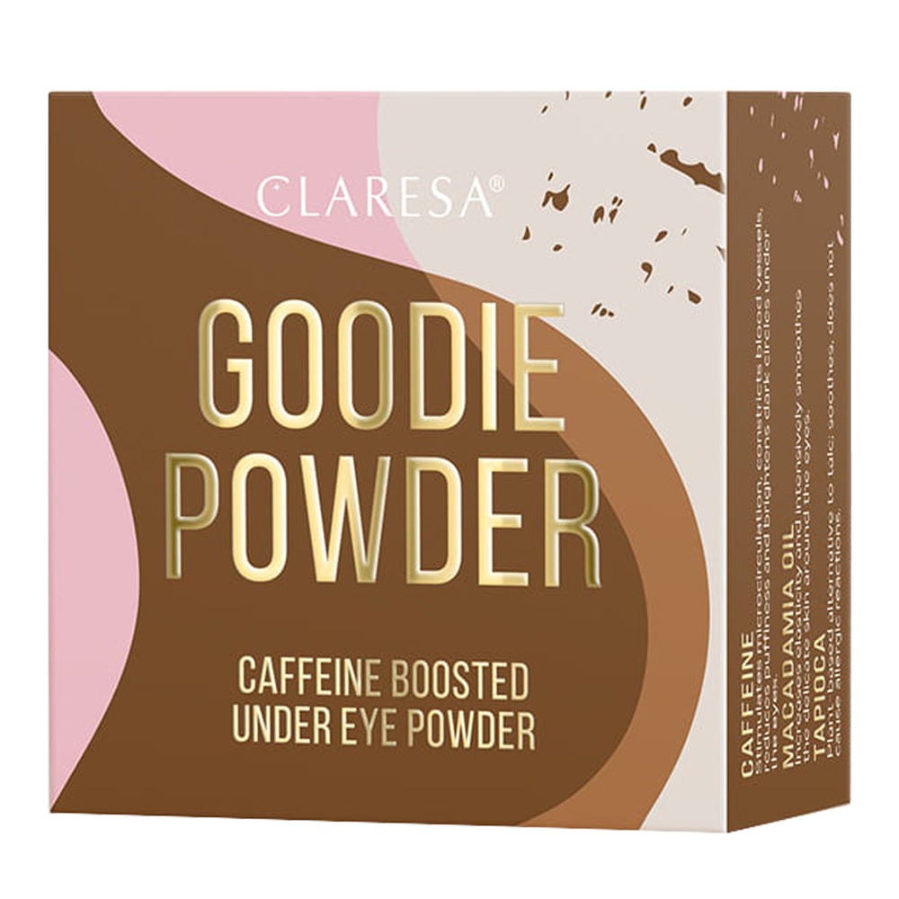 CLARESA - GOODIE POWDER - Caffeine Boosted Under Eye Powder - Superwygładzający puder pod oczy z kofeiną - 6 g