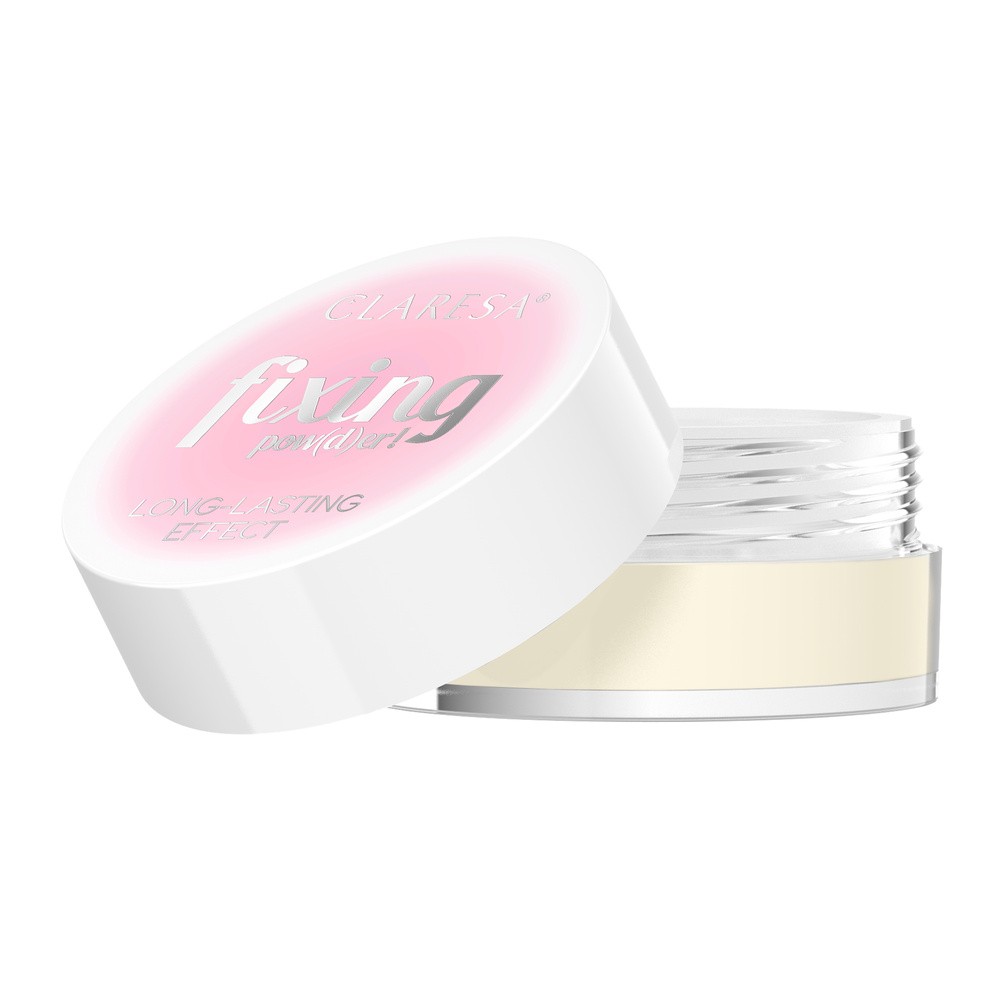 CLARESA - FIXING POW(D)ER! LONG LASTING EFFECT - Semi-transparent Fixing Loose Powder - Sypki puder do twarzy - 5,5 g