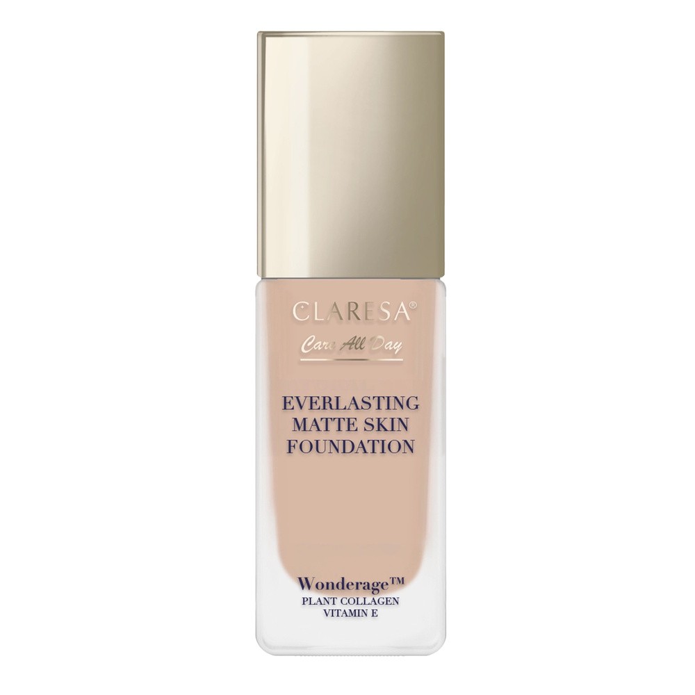 Claresa Care All Day podkład matująco-wygładzający Natural Tan 32 ml