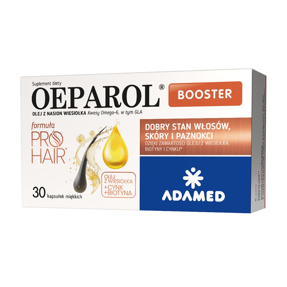 Oeparol Booster 1000 mg, kapsułki miękkie, 30 sztuk