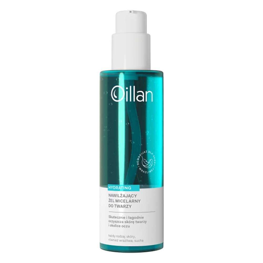 Oillan Hydrating nawilżający żel micelarny do twarzy dla skóry wrażliwej 200 ml