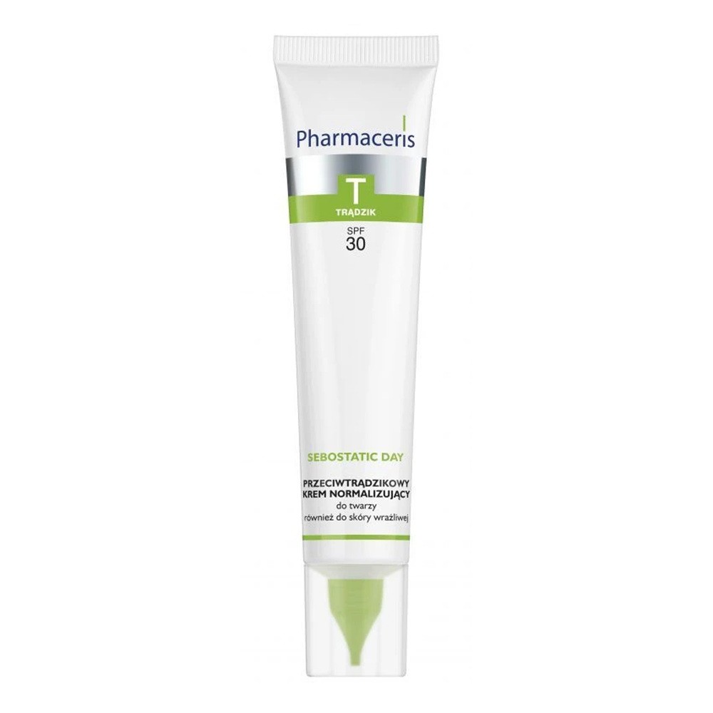 Pharmaceris T Trądzik, przeciwtrądzikowy krem normalizujący do twarzy i skóry wrażliwej SPF 30, 40 ml