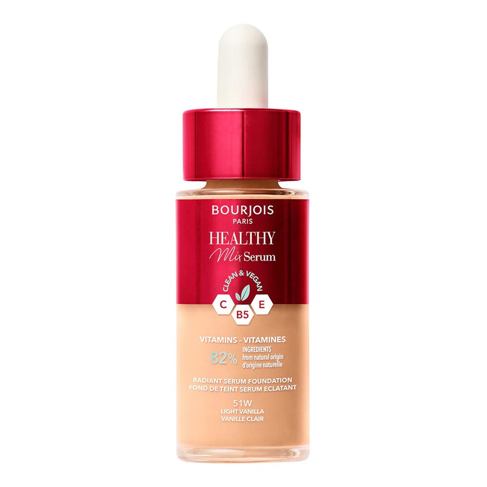 Bourjois Healthy Mix Serum nawilżająco-rozświetlający podkład-serum do twarzy 51W Light Vanilla 30ml