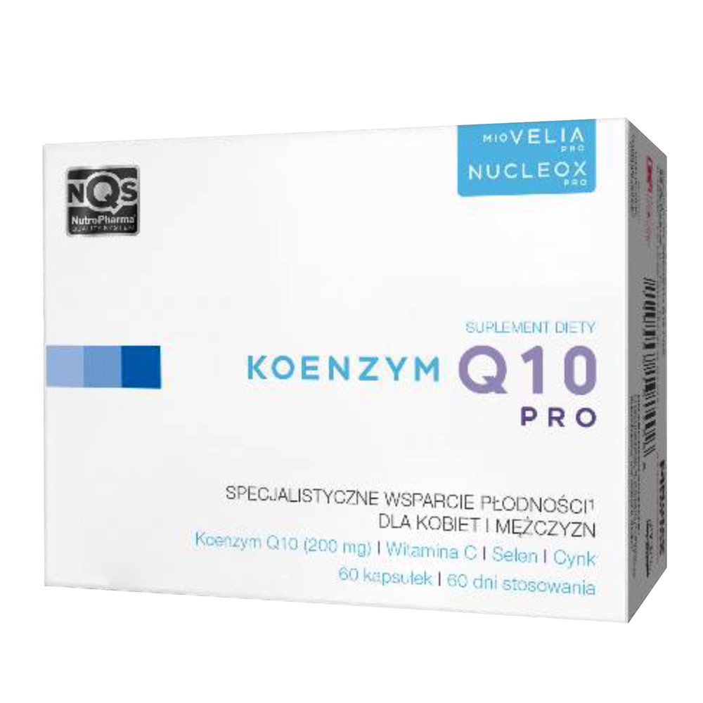Koenzym Q10 Pro dla kobiet i mężczyzn, 60 kaps.