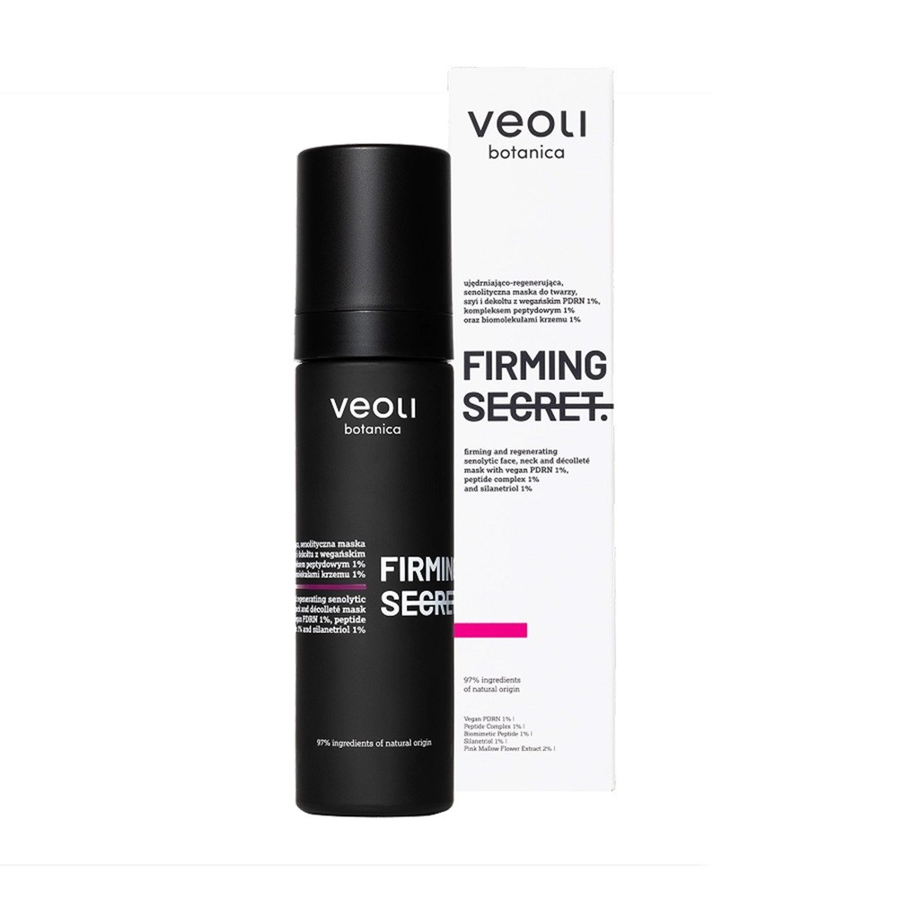 Veoli Botanica Firming Secret ujędrniająco-regenerująca, senolityczna maska do twarzy, szyi i dekoltu 50 ml