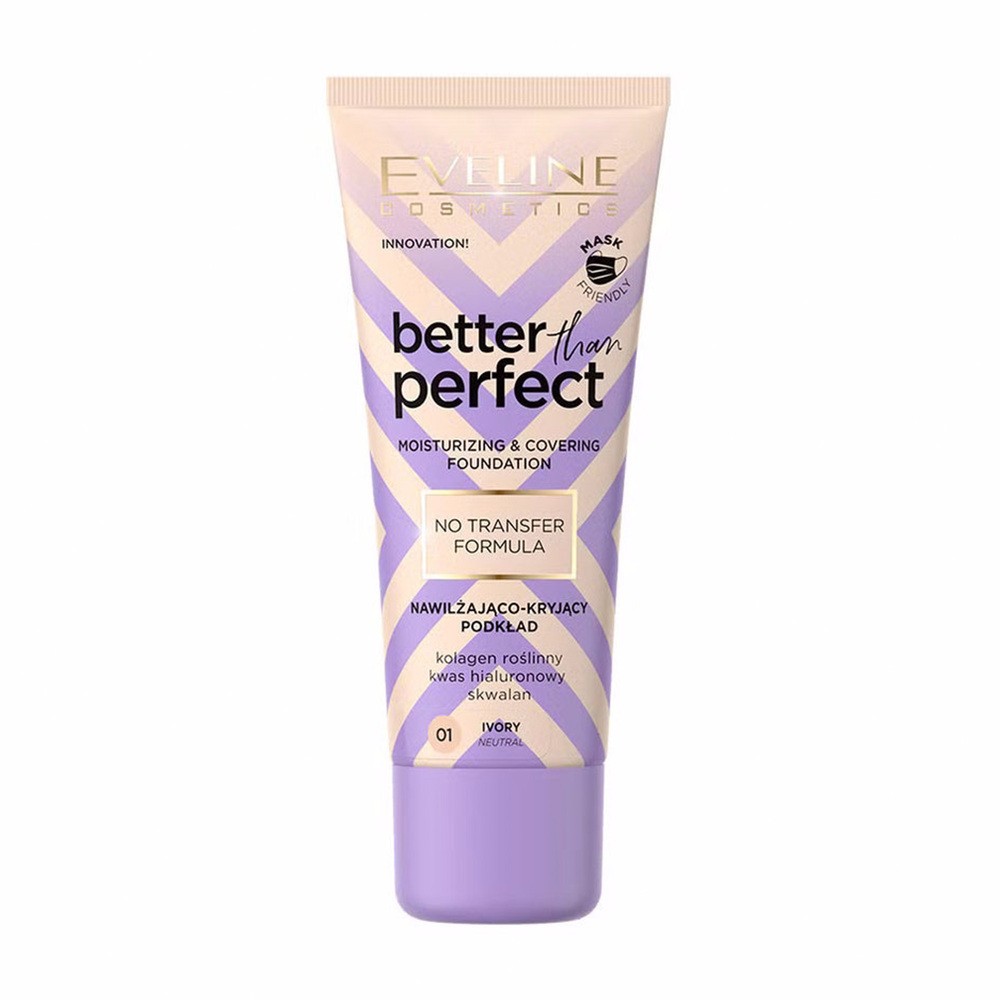 Eveline KOLOROWKA Better Than Perfect Podkład nawilżająco-kryjący nr 05 Creamy Beige 30ml