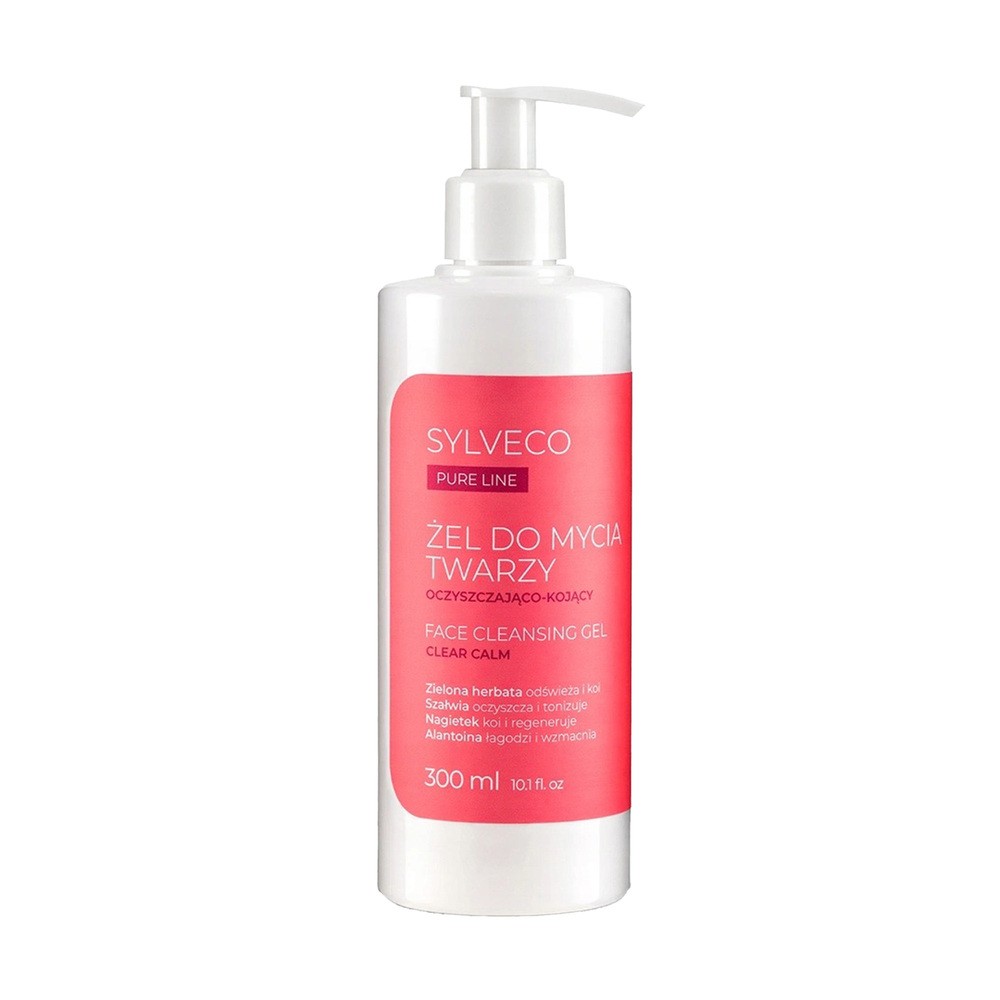 Sylveco Pure Line oczyszczająco-kojący żel do mycia twarzy 300 ml