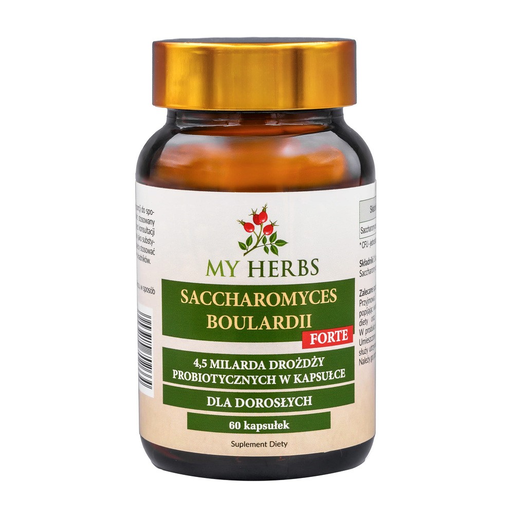 Bio Herbs Saccharomyces Boulardii Forte, kapsułki, 60 szt.