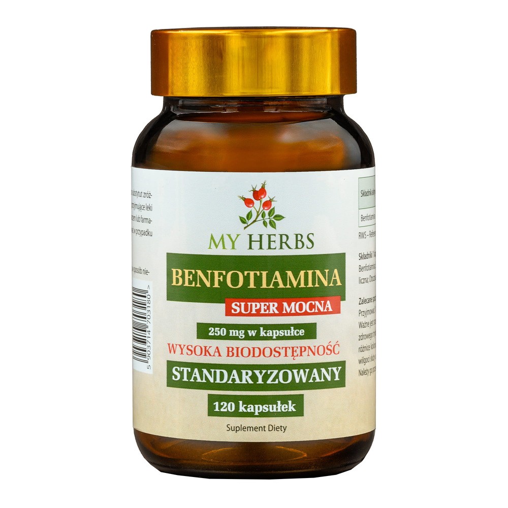 My Herbs Benfotiamina, kaps., 120 szt