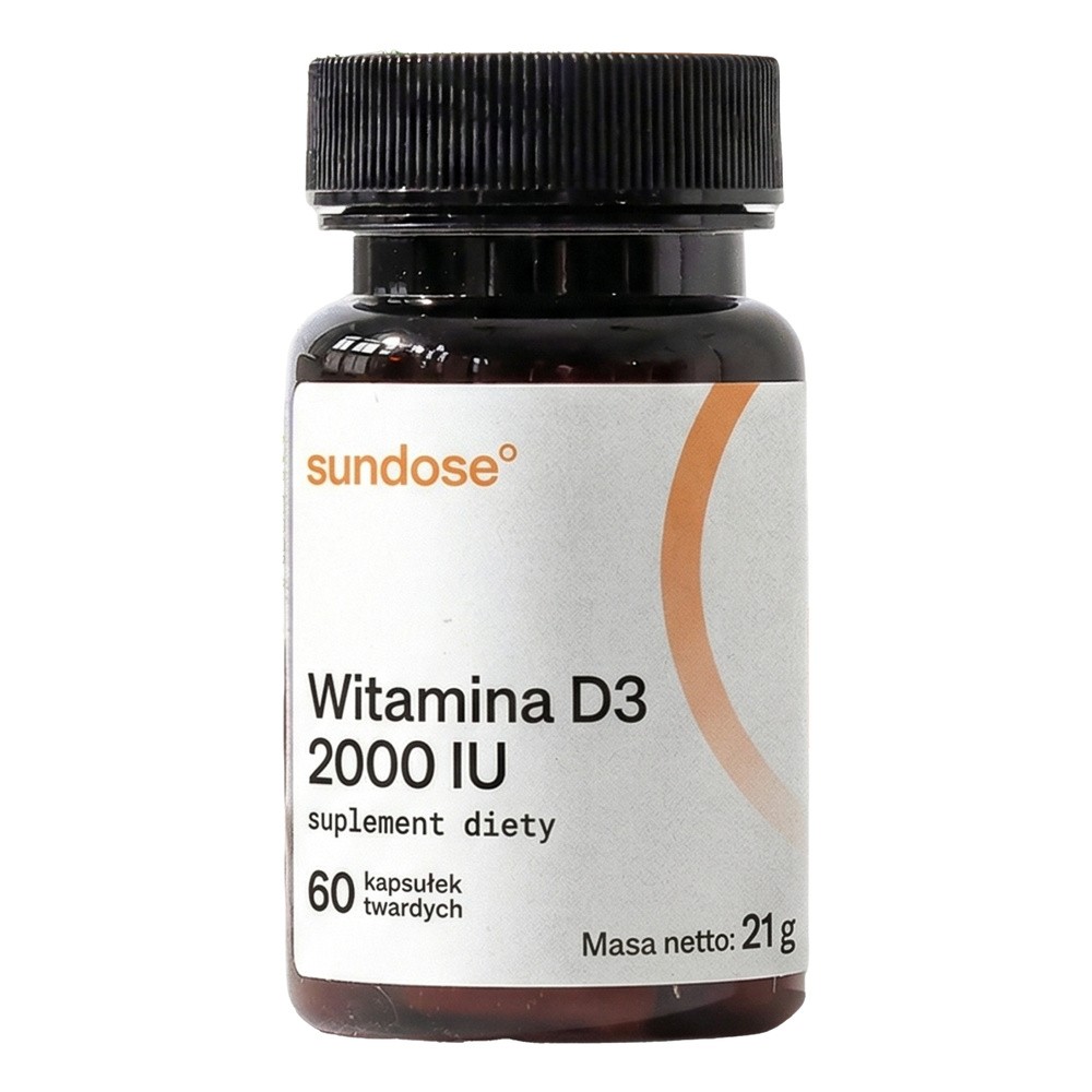 Sundose Witamina D3 2000 IU, kapsułki, 60 szt.
