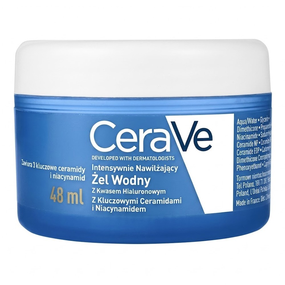 CeraVe Hydrating HA Water Gel nawilżający krem-żel z ceramidami do każdego rodzaju skóry 48 g