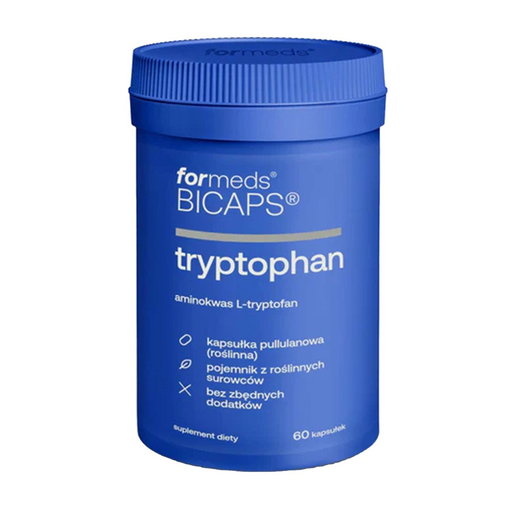 Bicaps TRYPTOPHAN, Tryptofan, ForMeds, 60 kapsułek
