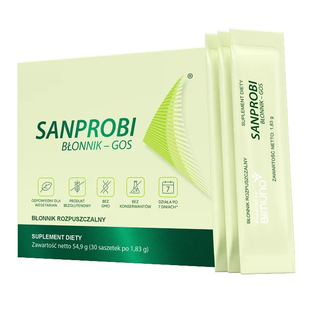 Sanprobi Błonnik GOS, proszek, 30 g