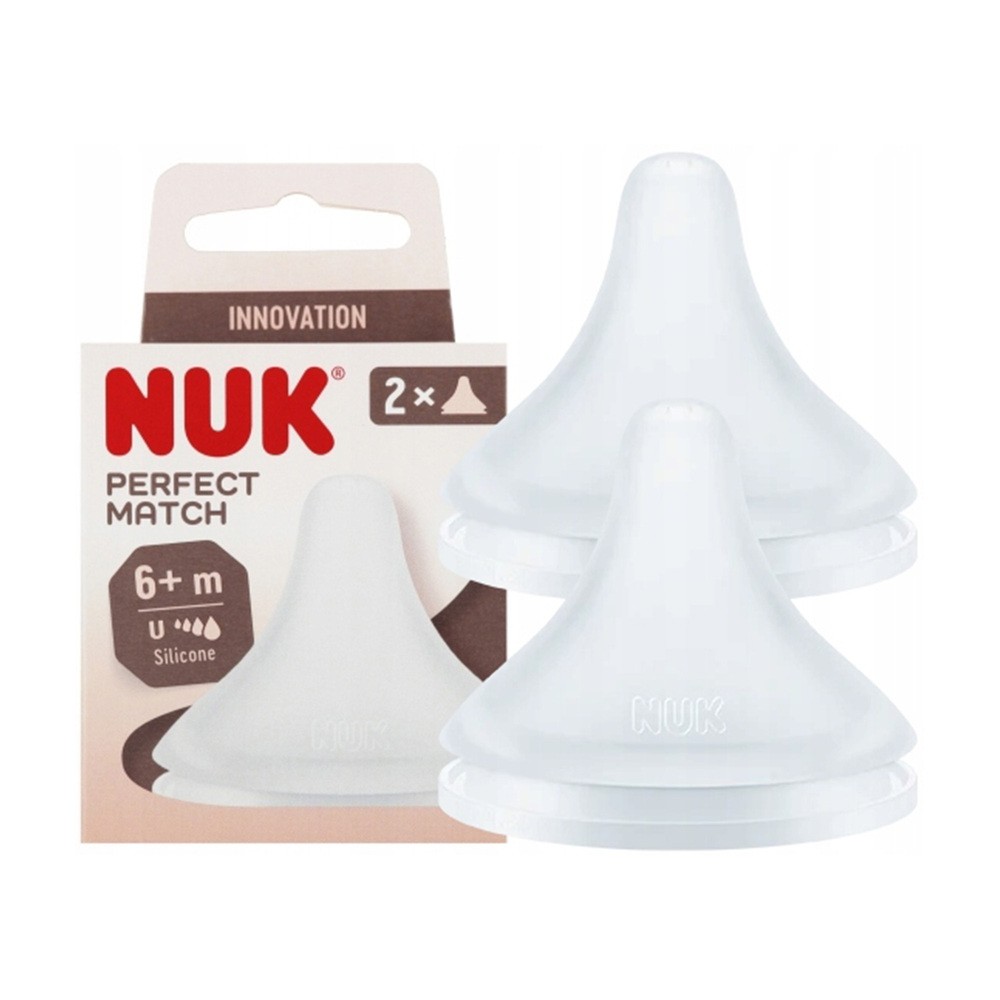 NUK Perfect Match smoczek do butelki Universal 6+m 2 szt.
