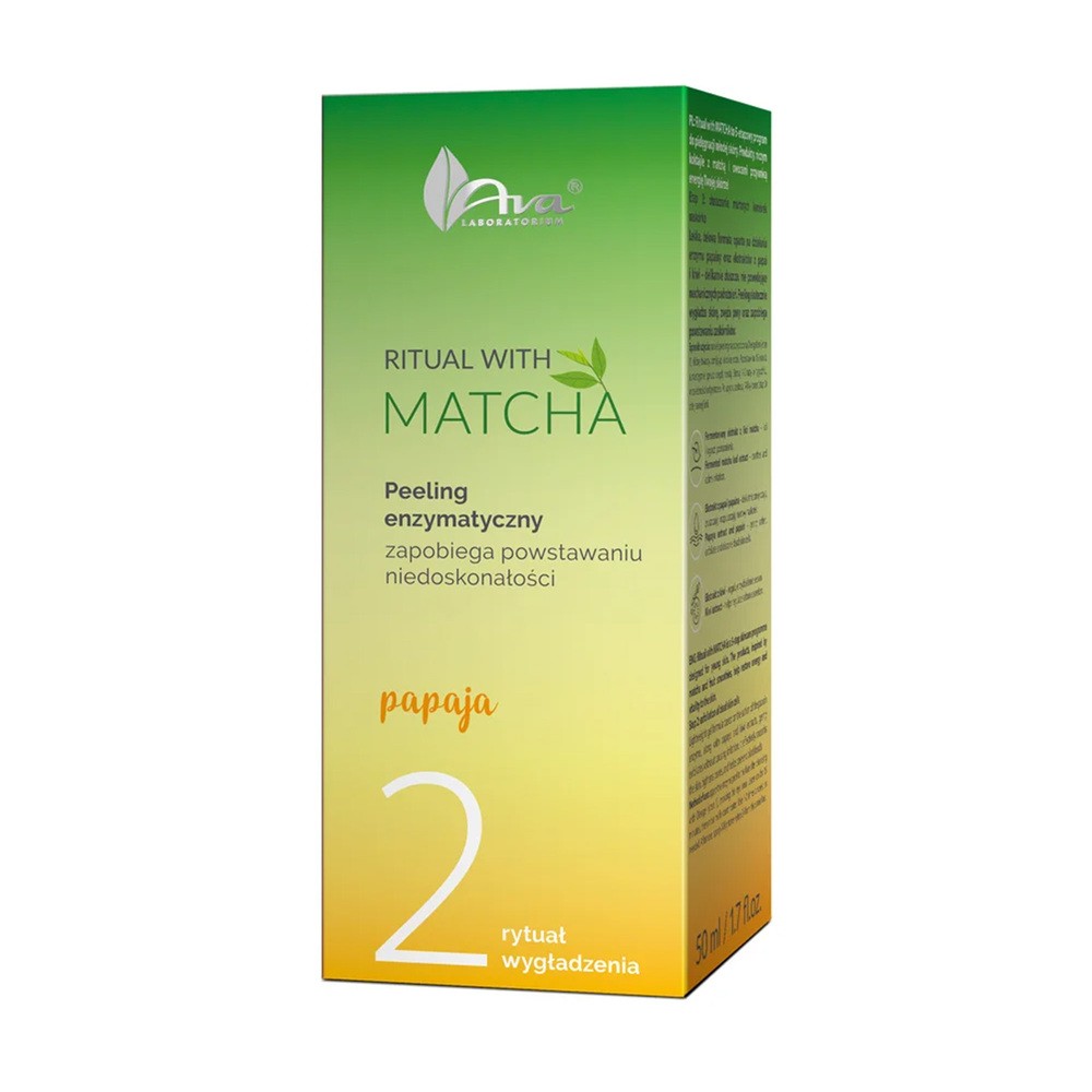 Ava Ritual with Matcha, peeling enzymatyczny, 50 ml