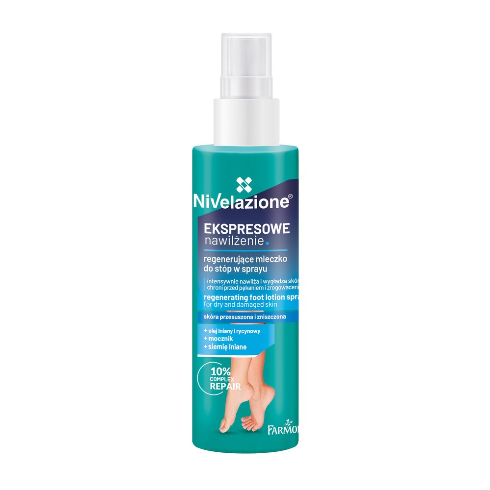 Farmona NIVELAZIONE Regenerujące Mleczko do Stóp w Sprayu 100ml