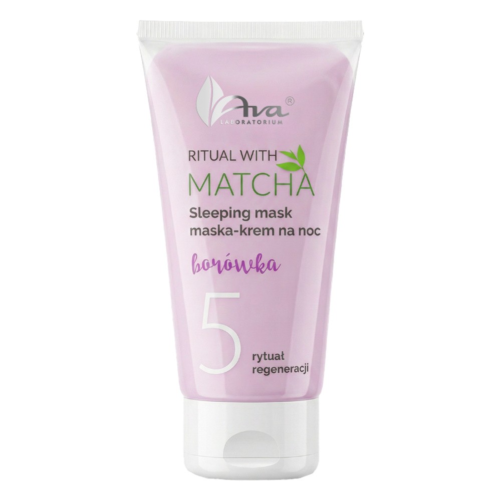Ava Ritual with Matcha Sleeping mask, maska-krem na noc, 50 ml
