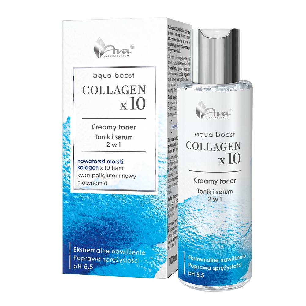 AVA Aqua Boost Collagenx10 Creamy toner, 100 ml