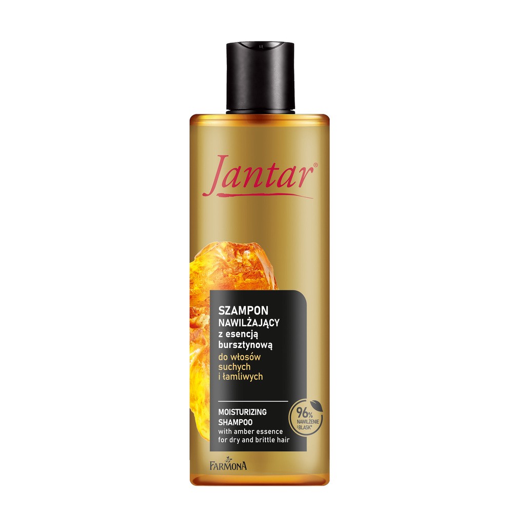 FARMONA JANTAR Szampon nawilżający z esencją bursztynową do włosów suchych i łamliwych, 300ml