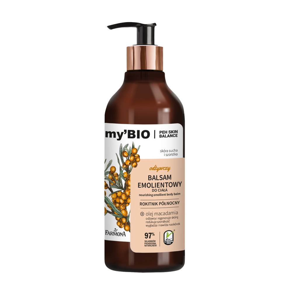 Farmona My'bio, Balsam Emolientowy Odżywczy, 400ml