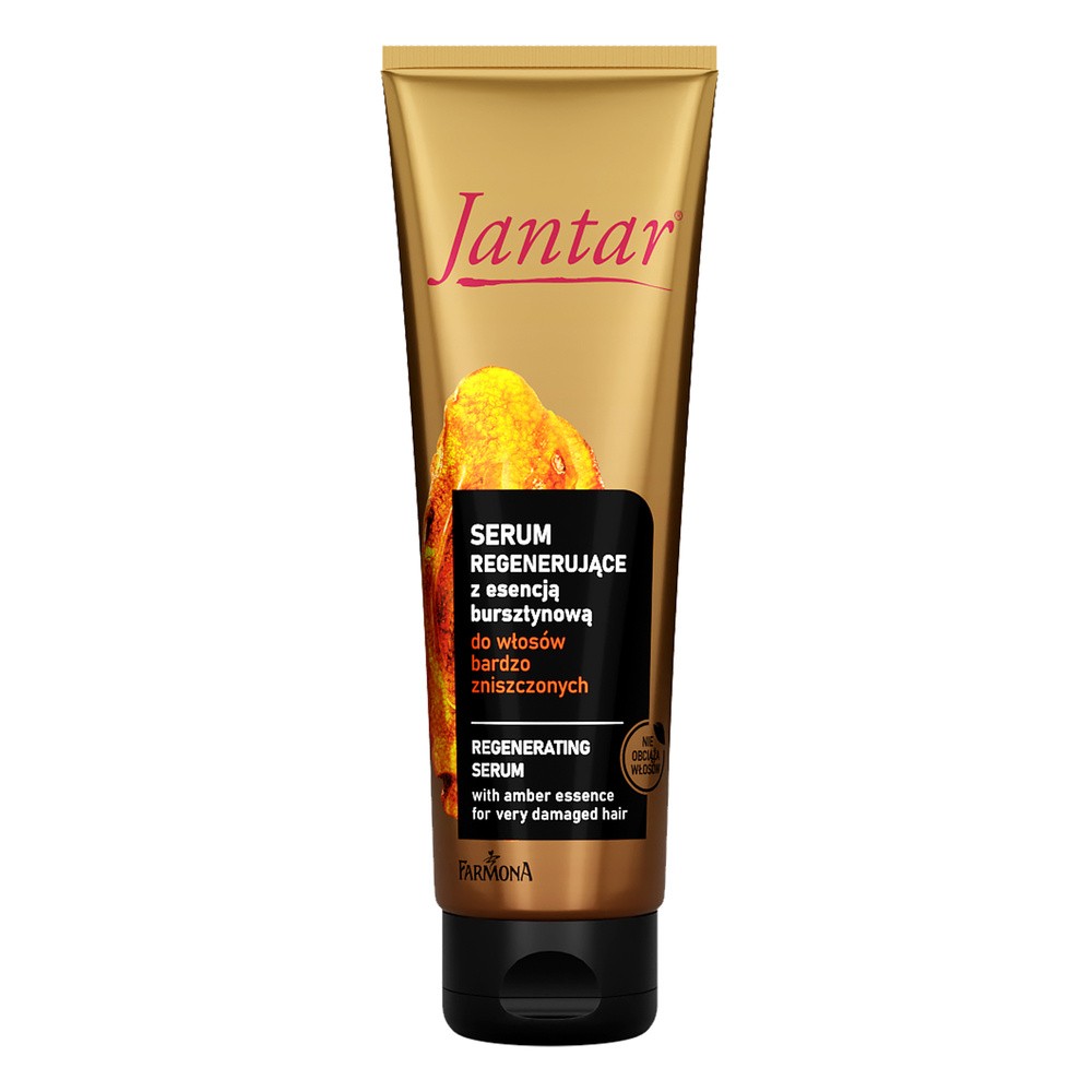 Jantar Serum z esencją bursztynową, regenerujące do włosów zniszczonych 100 ml