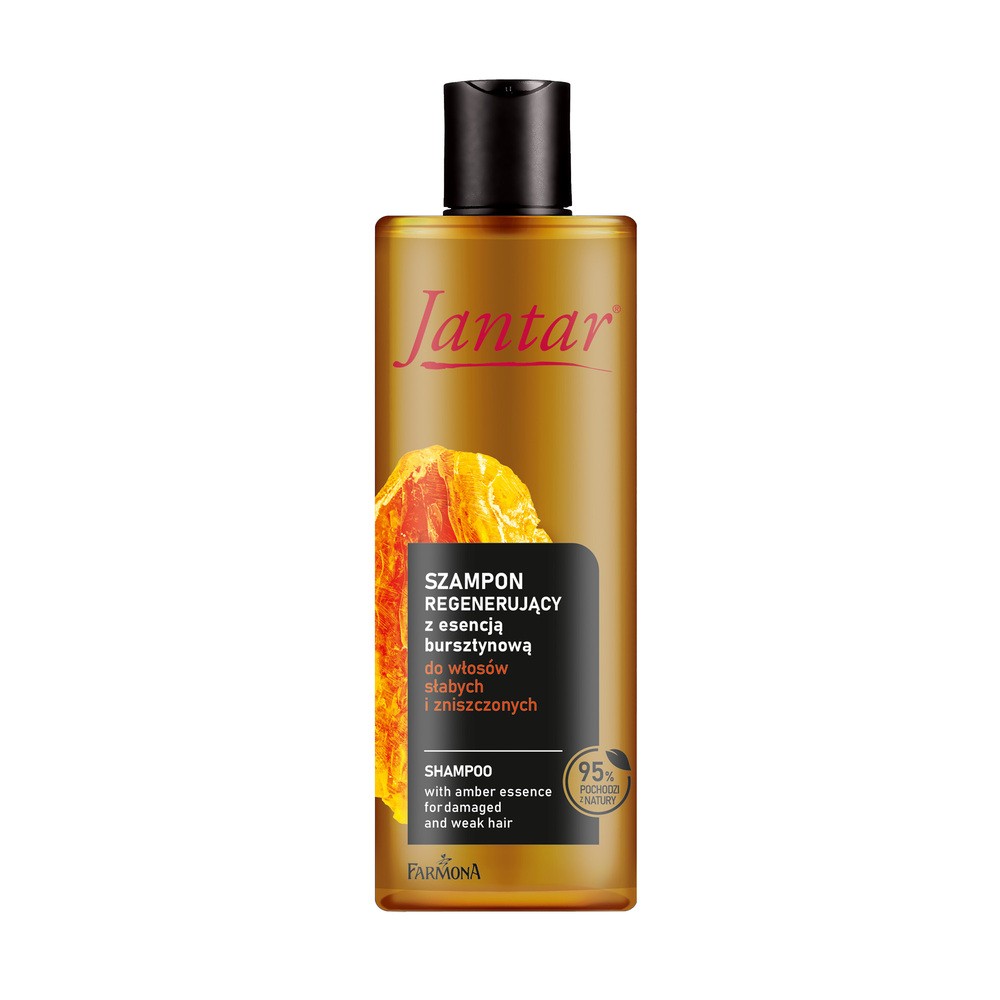 Jantar Szampon z esencją bursztynową, regenerujący do włosów zniszczonych 300 ml