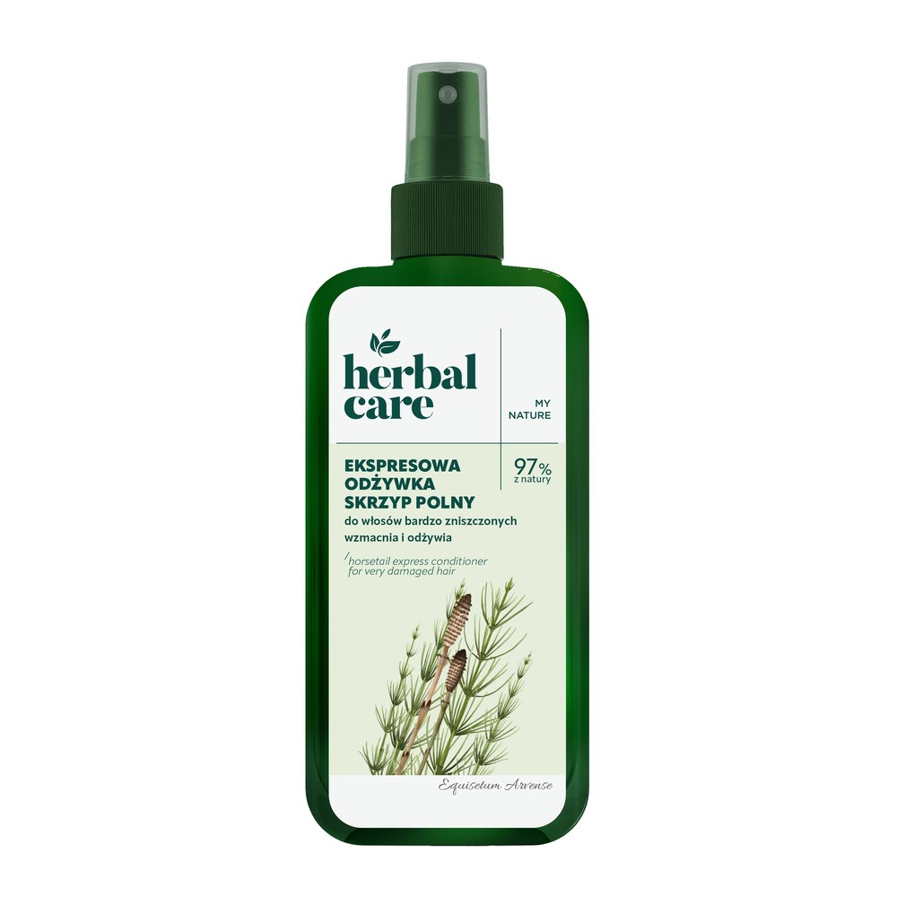 HERBAL CARE Odżywka ekspresowa SKRZYP POLNY do włosów bardzo zniszczonych spray 200ml FARMONA